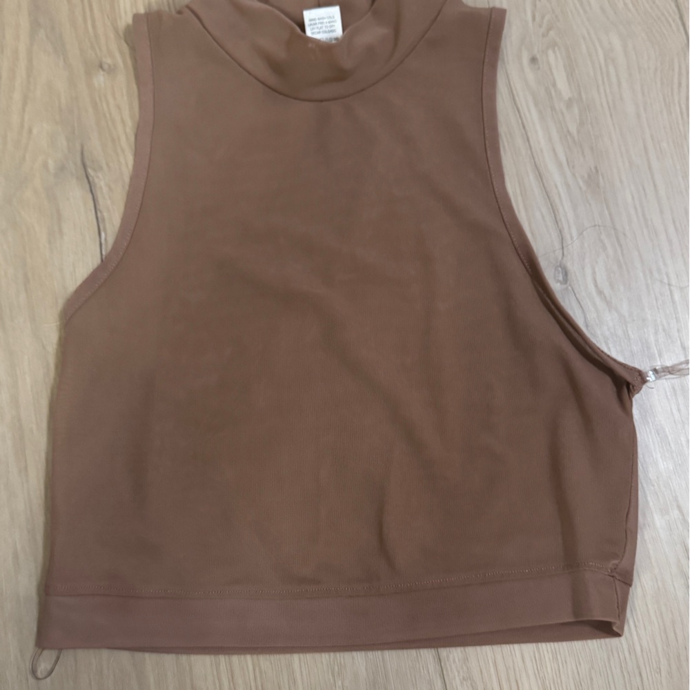 Othr Brown Muscle Tee Crop Top